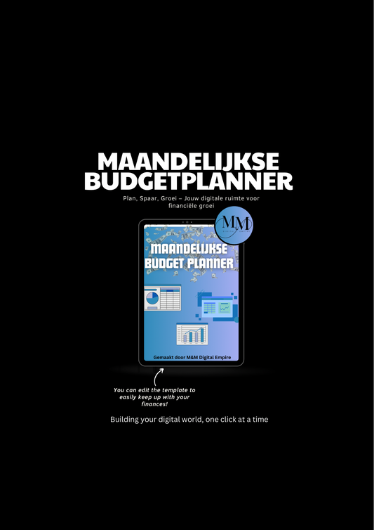 MAANDELIJKSE BUDGETPLANNER